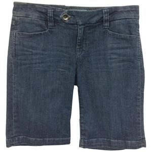 NWOT Womens Size 27 Level 99 Anthropologie Blue Denim Sailor Short